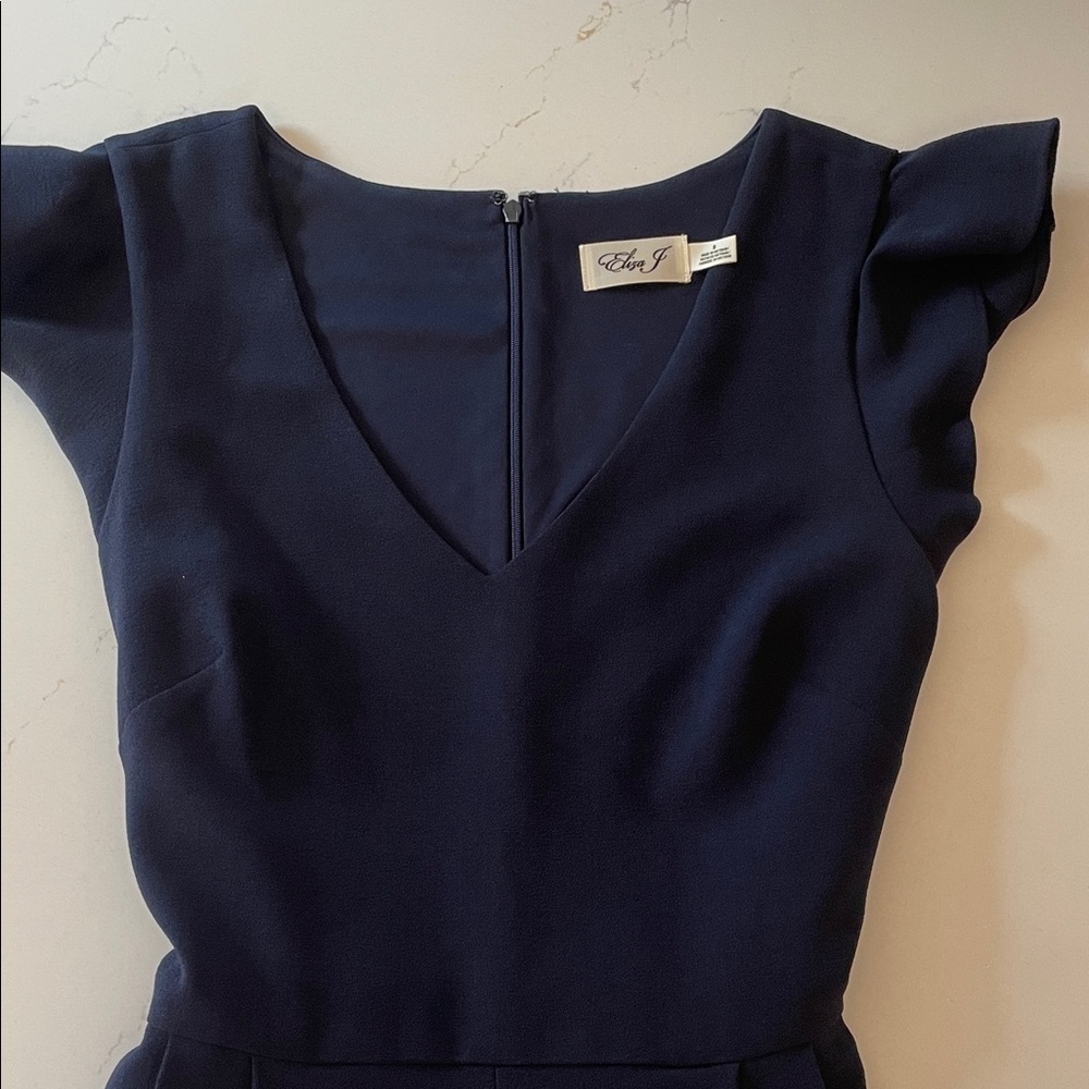 Eliza J Midnight Blue Romper